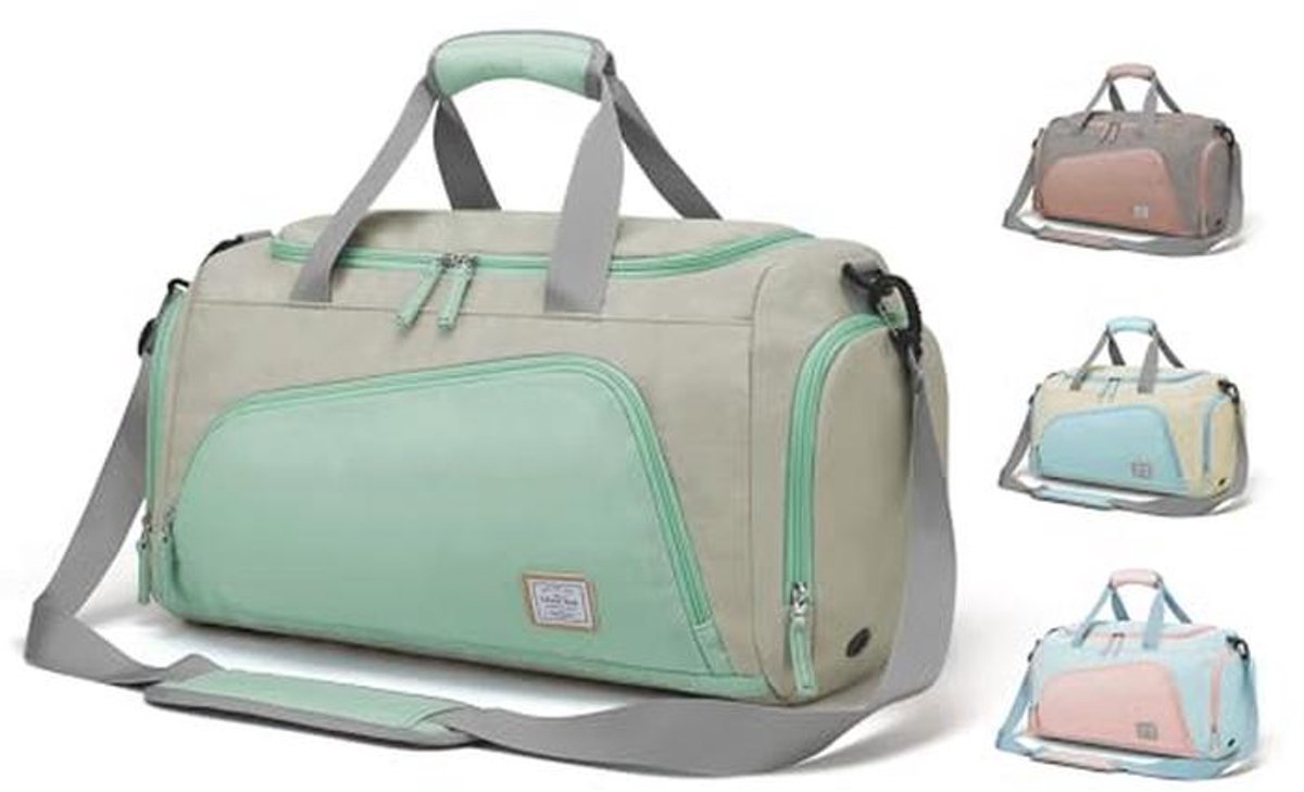 Sporttas met Schoenenvak 35L voor Dames en Heren - Duurzame Gymtas, Reistas, Weekendtas, Yoga Sporttas en Duffeltas