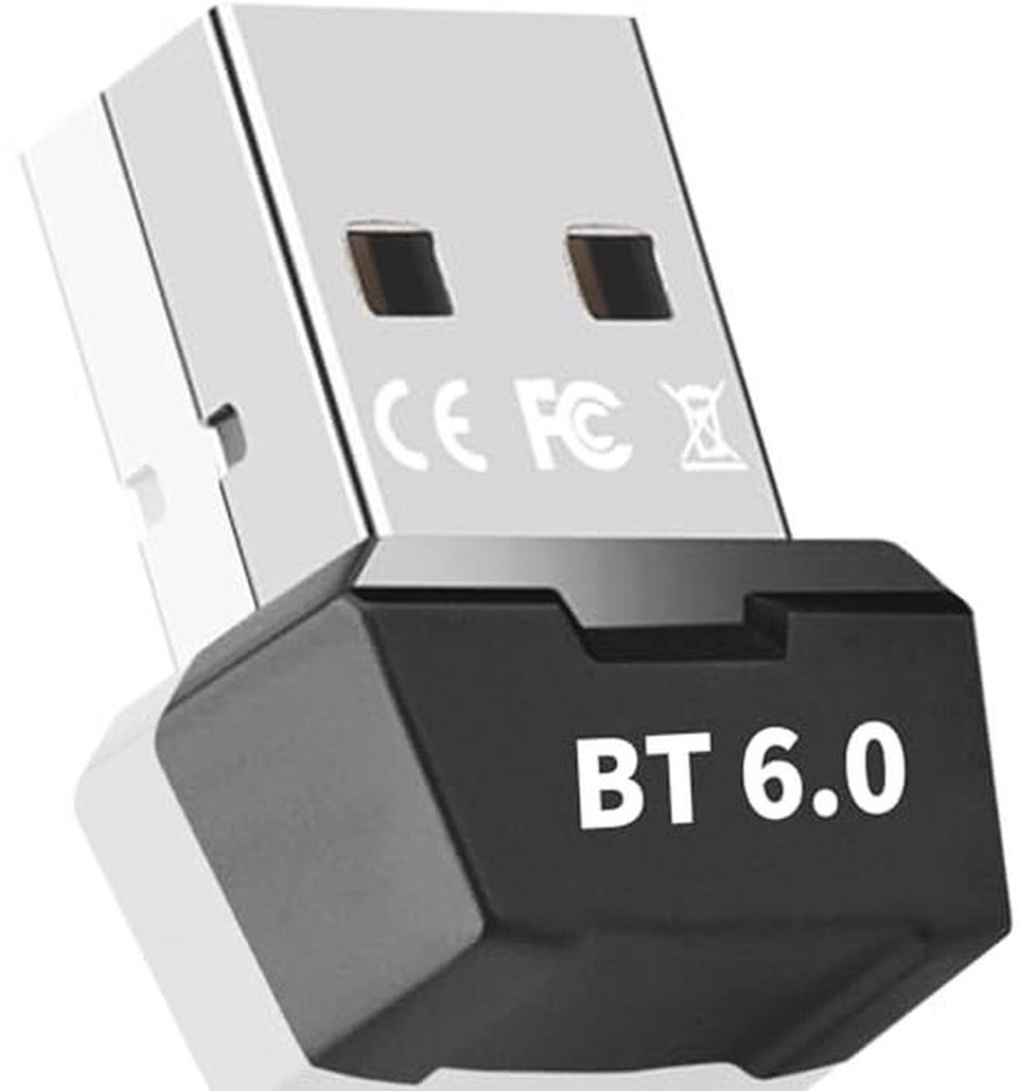 Bluetooth-adapter 6.0 voor pc - Draadloze dongle voor laptop, headset, toetsenbord en muis