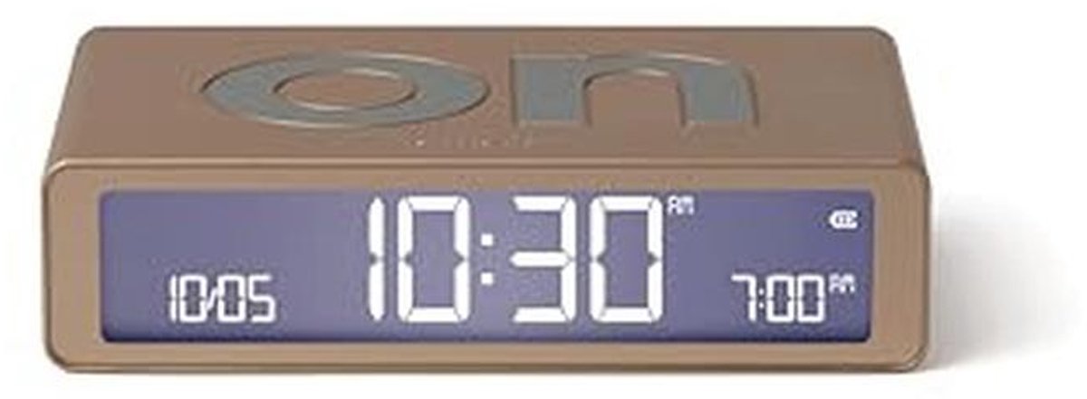 Verlichte Ochtendwekker met Snooze-functie - Omkeerbaar met LCD-display