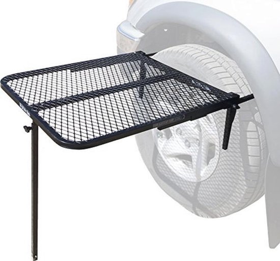 Opvouwbare Campingtafel Met Oprolbaar Tafelblad Van Aluminium - 95 X 55 Cm Zwart