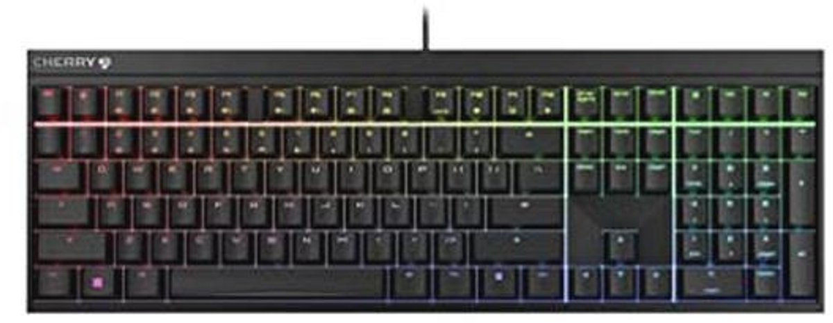 Mechanisch Gamingtoetsenbord met RGB-verlichting en MX Blue-schakelaars - QWERTY Lay-out