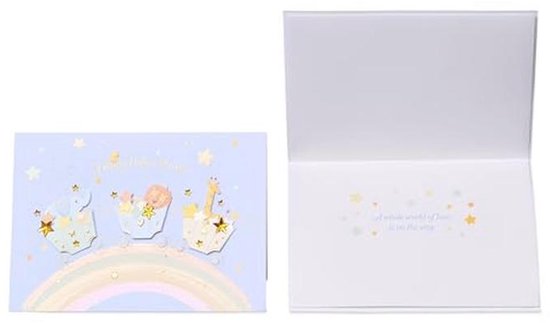 Baby Shower Kaarten Assortiment met Decoratieve Doos - 6 Stuks — afbeelding 4