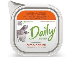 Natte Voeding voor Honden met Kalf en Wortelen - Glutenvrij, 32 x 100 g