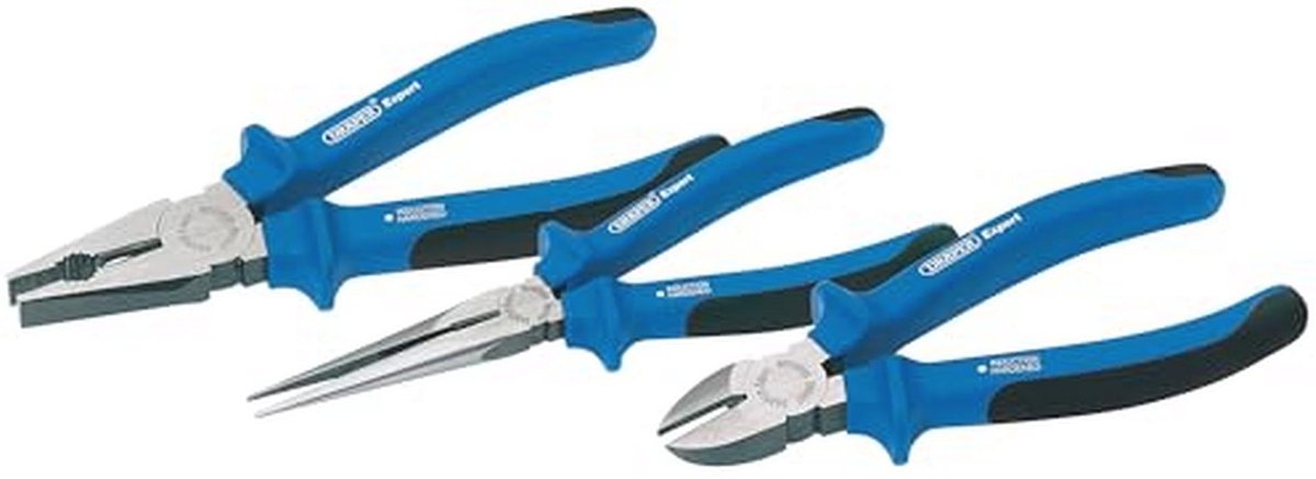3-delige soft-grip tangen set voor professioneel en DIY gebruik