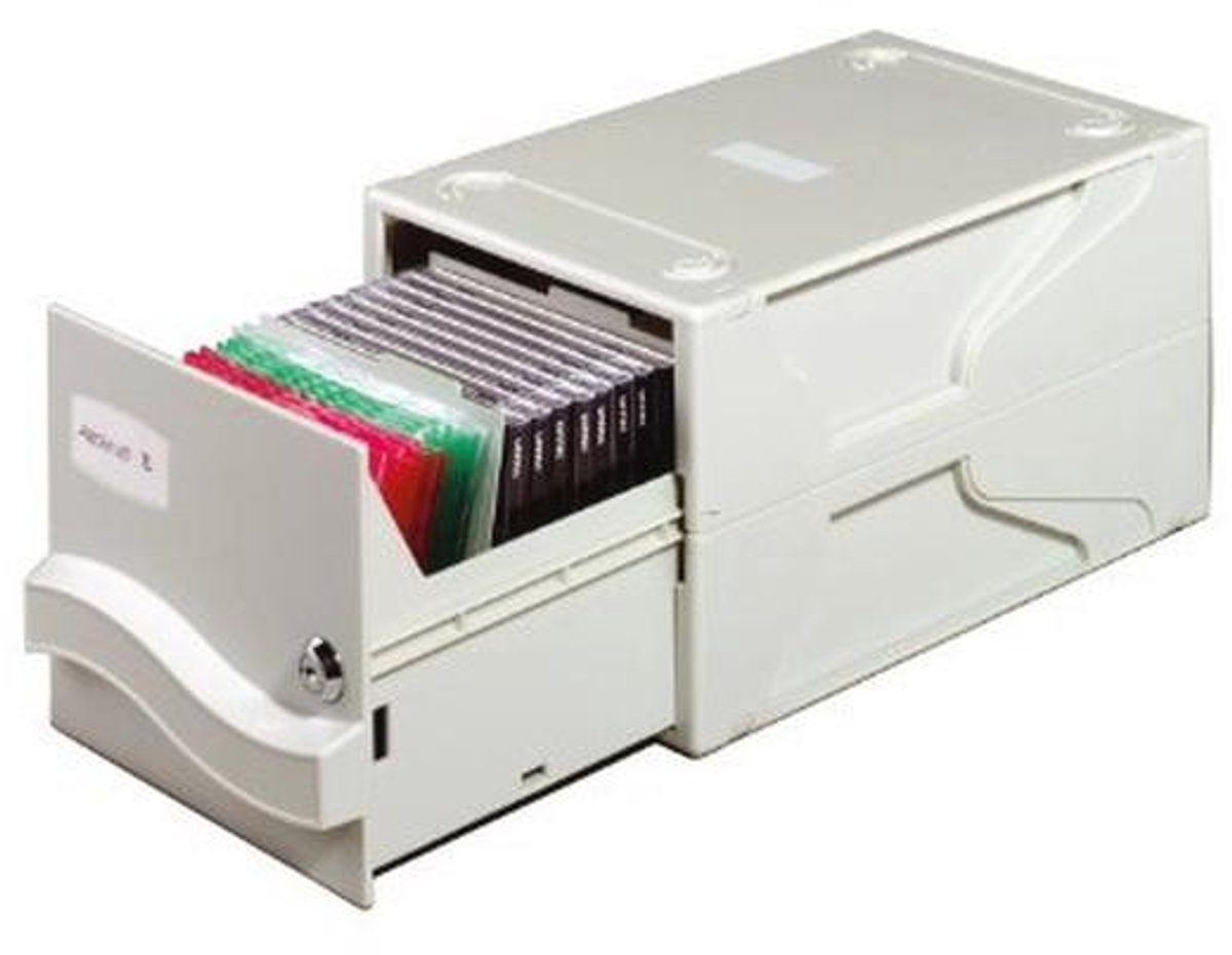 Multimedia Box Grey - Expandable Archiving System for Data Carriers