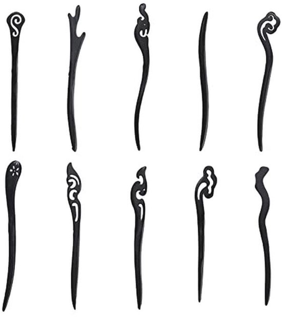 4 stks Haarspeld Hoofd Stukken voor Vrouw Knot Haar Stukken voor Vrouwen Paarse Knot Houder Knot Stok Haar Eetstokjes voor Vrouwen Bloem Haar Stok Chinese Haar Stok Haarspeld