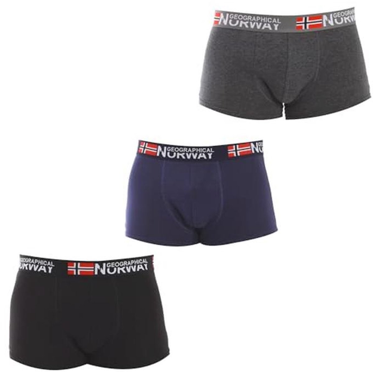 Set van 3 boxershorts voor heren - Comfortabele en ademende mode