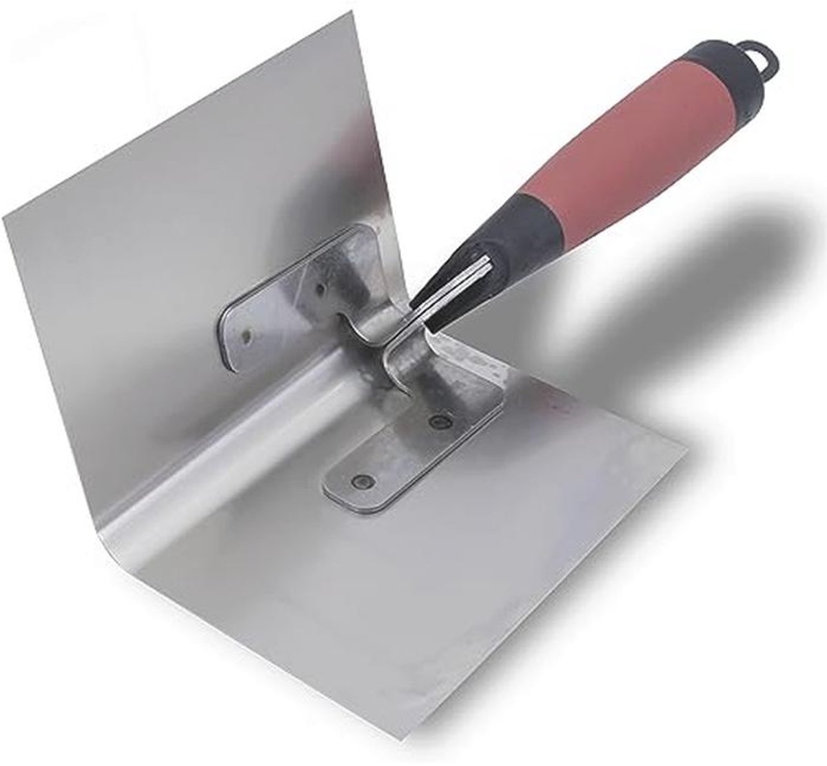 Bullnose binnentroffel voor gipskarton en pleisterwerk - Roestvrij staal, Durasoft handvat, 127x89 mm