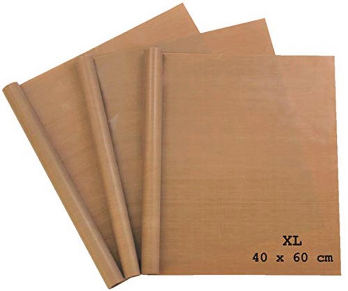 Duurzame Bakfolie voor Grillen en Bakken - Extra Groot 40 x 60 cm, 3 Stuks