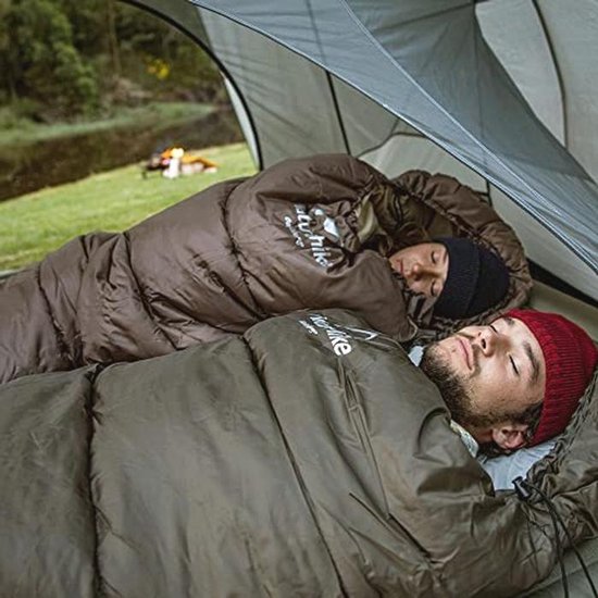 Dekenslaapzak voor Wandelen, Rugzakreizen en Kamperen - 7 °C Warm en Koel Weer, Lichtgewicht voor Jongeren en Volwassenen — afbeelding 4