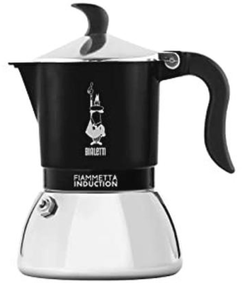 Inductiekoffiezetapparaat voor 2 Tassen, Elegante Design, Voor Alle Herktarten Geschikt