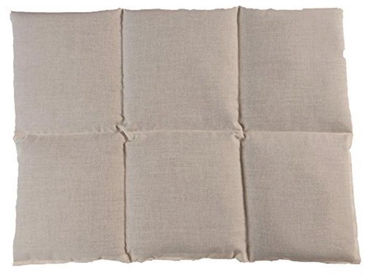 Warmtekussen Kersenpitten 40x30 cm - 6-Kamer Kussen voor Rug, Buik en Voeten - Geschikt voor Magnetron en Oven