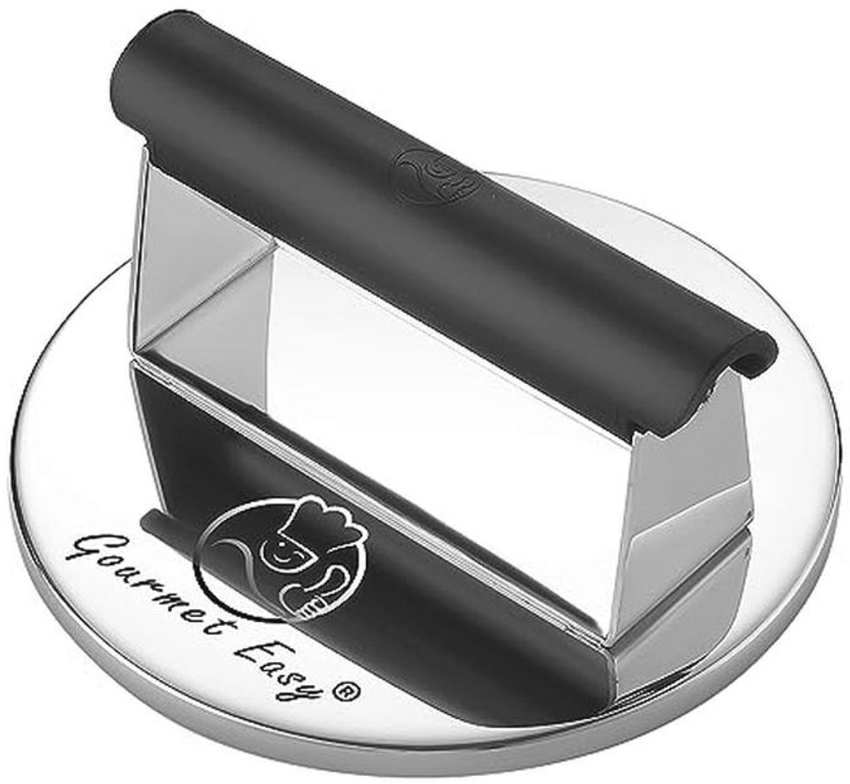 RVS Burgerpers voor Perfecte Smashburgers | Hittebestendige Greep | Vaatwasserbestendig BBQ Accessoire
