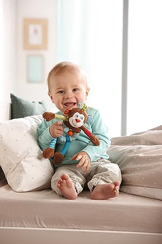 Grijpfiguur Aap Lino - Knuffeldier met Effecten voor Baby's vanaf 6 Maanden — afbeelding 3