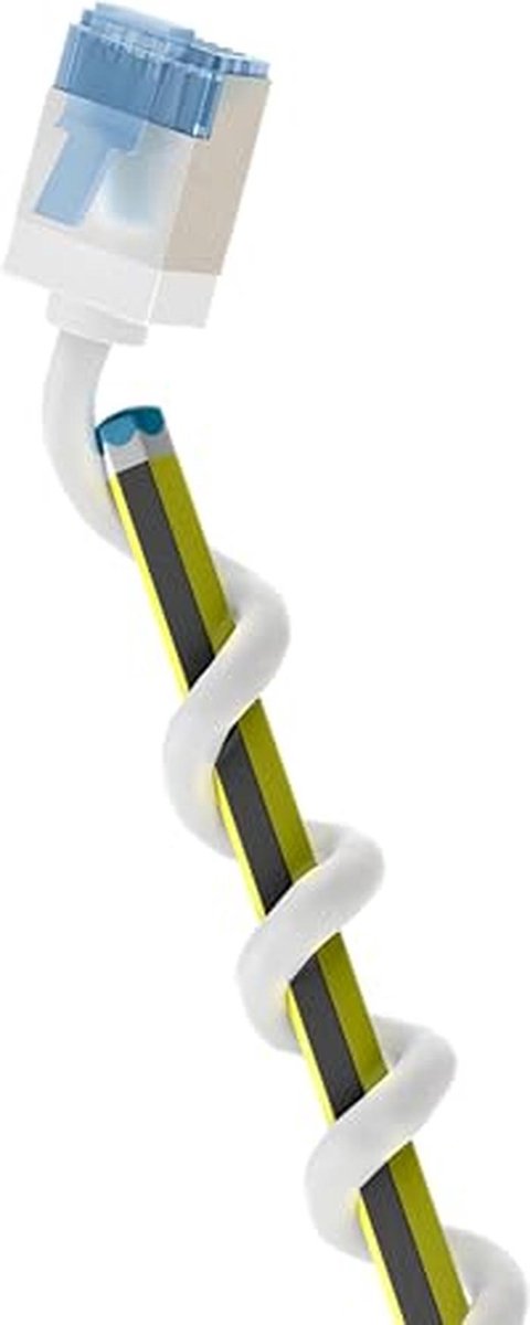 Ultra Flexibele CAT 6A Patchkabel - Korte RJ45 Netwerkkabel 0.5m - LSZH Kinkbescherming