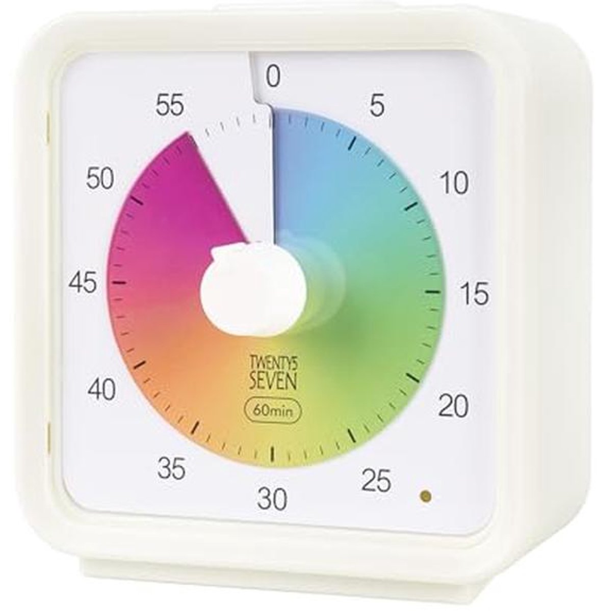 Stille Visuele Timer voor Tijdbeheer - 60 Minuten Aftelklok met Magnetisch Ontwerp