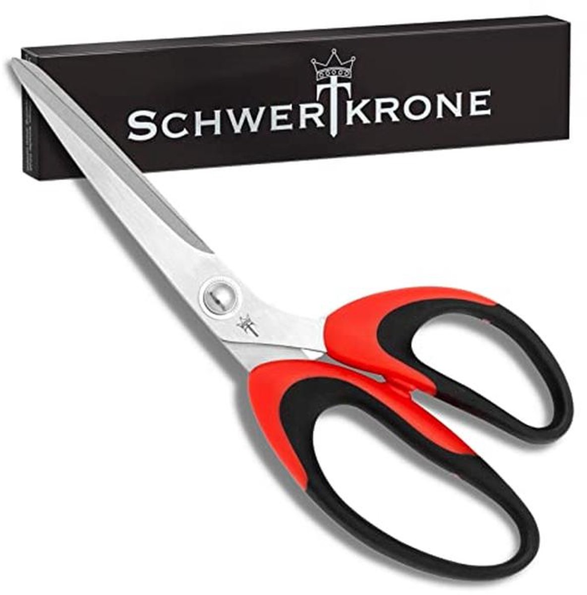 Universele scharen - Modern, Rood, RVS, 20 cm