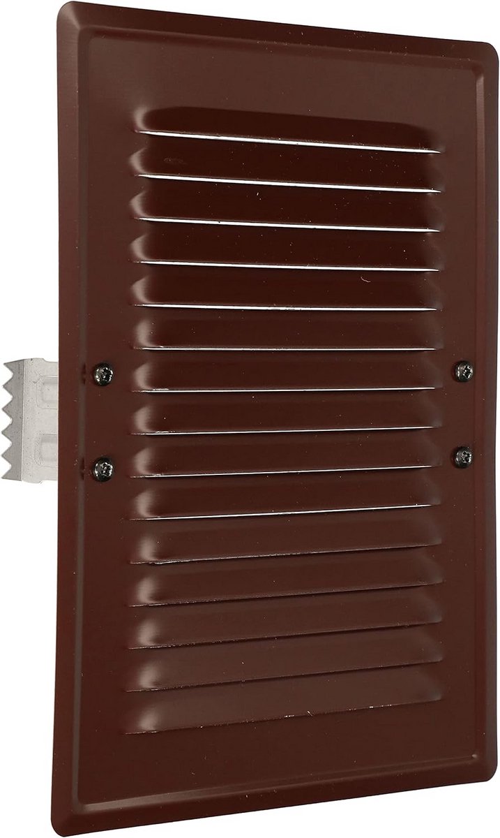 Ventilatie Rooster 165 x 230 mm Metaal met Hor - Bruin