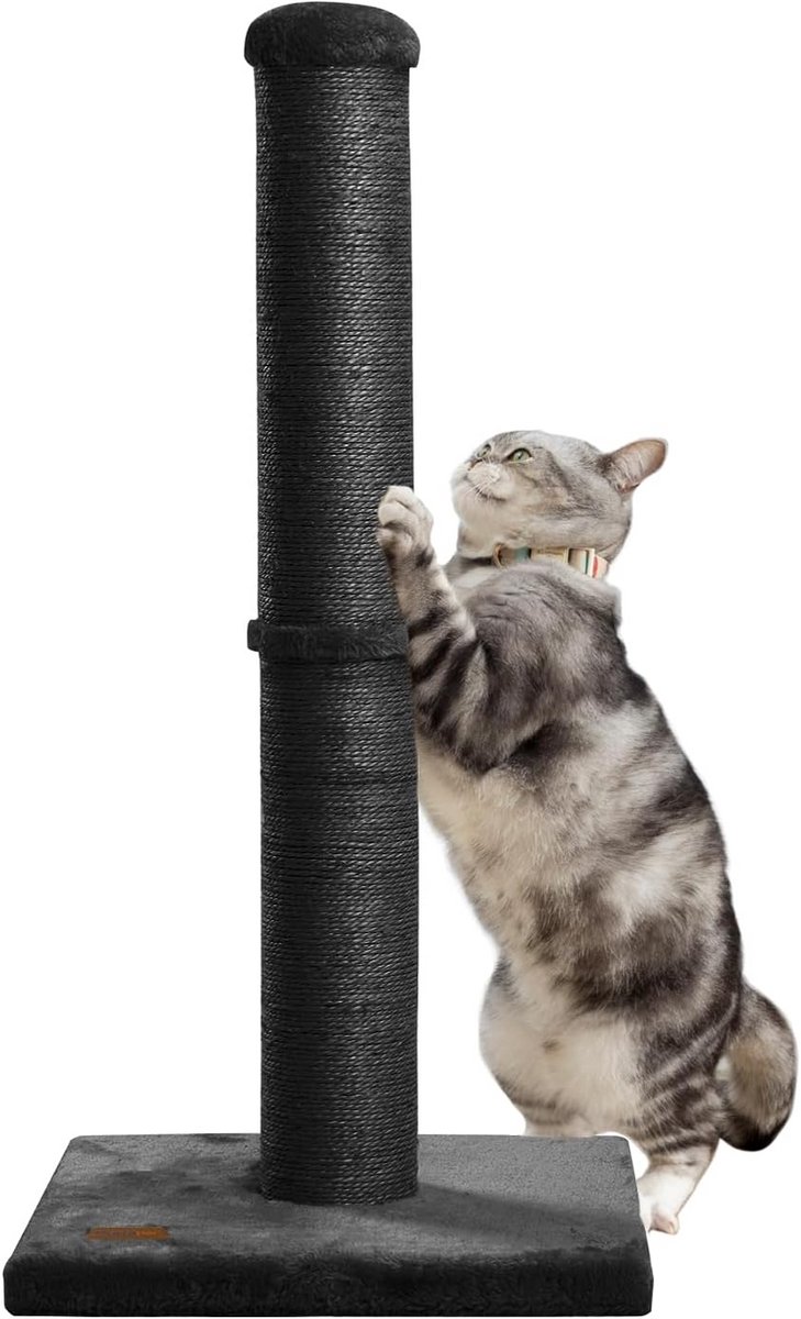 Grote 34 Inch Krabpaal voor Katten met Natuurlijk Sisal Touw – Ideaal voor Binnen