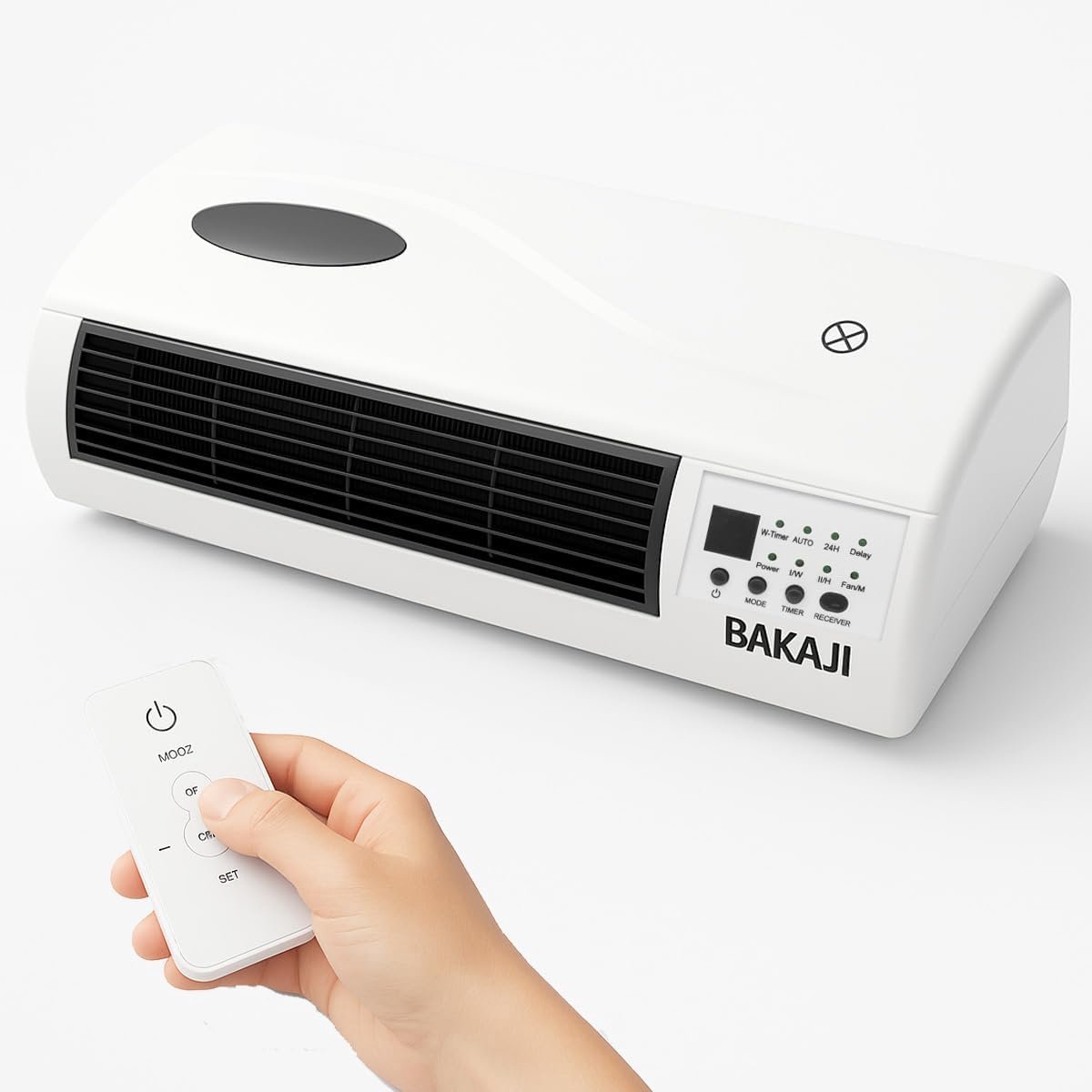 Elektrische Wandradiator met Keramische Verwarming en Afstandsbediening