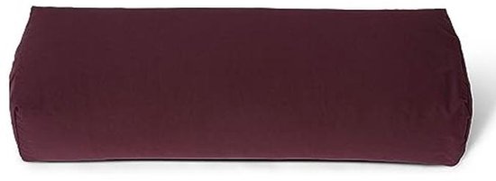 Ergonomische Yoga Bolster - Meditatiekussen met Biologische Speltvulling - 67 cm x 13 cm - Diverse Kleuren — afbeelding 2