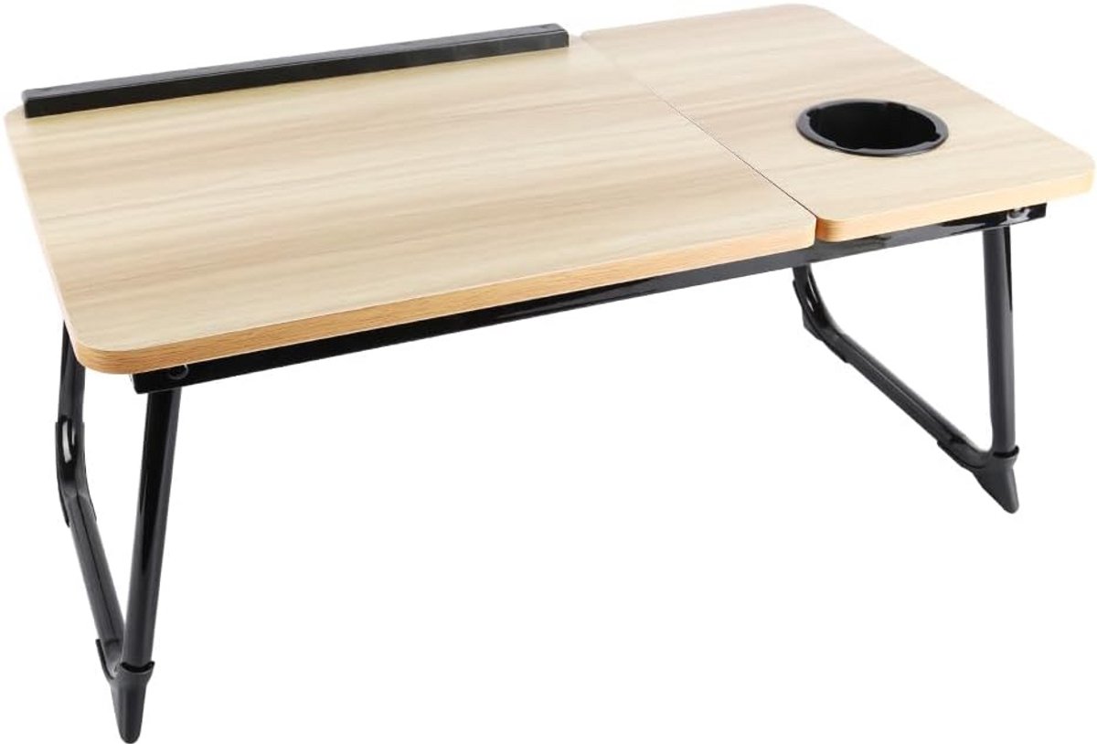 Verstelbare Laptoptafel voor Bed en Bank met Inklapbare Poten - Bureau voor Laptopgebruik