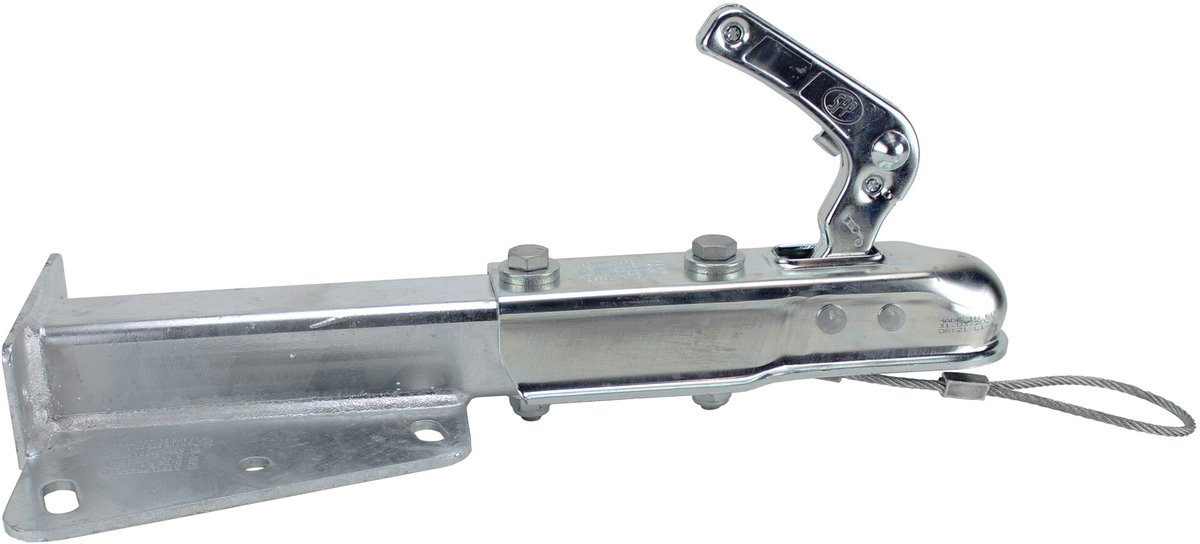 V-dissel plaat ongeremd tot 1300 kg SPP