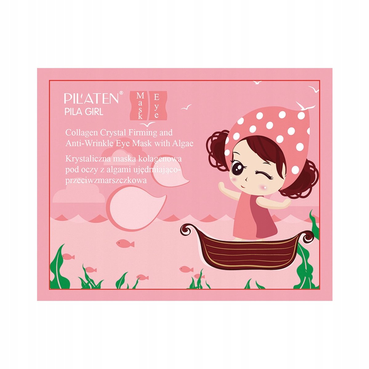 Pila Girl Pilaten - Onderste oogmaskers - Hydraterende collageenmasker 1 stuk