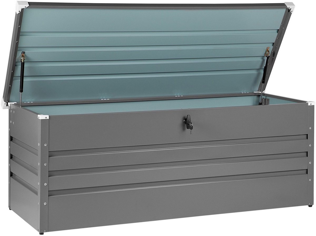 Beliani CEBROSA kussenbox grijs