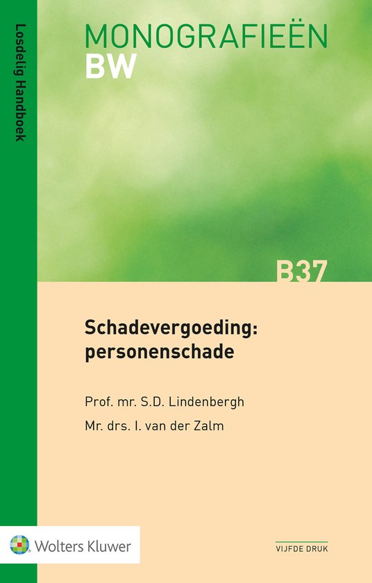 Monografieën - Schadevergoeding: personenschade - cover