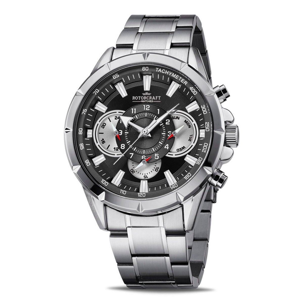 Rotorcraft - Heren Horloge Savage - Zilver