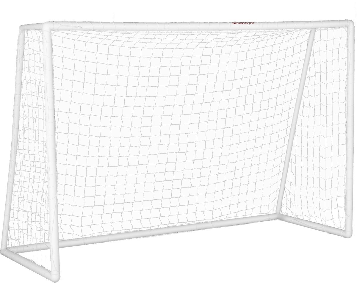 SPORTNOW Voetbaldoel Kunststof 300L x 120B x 200H cm Wit