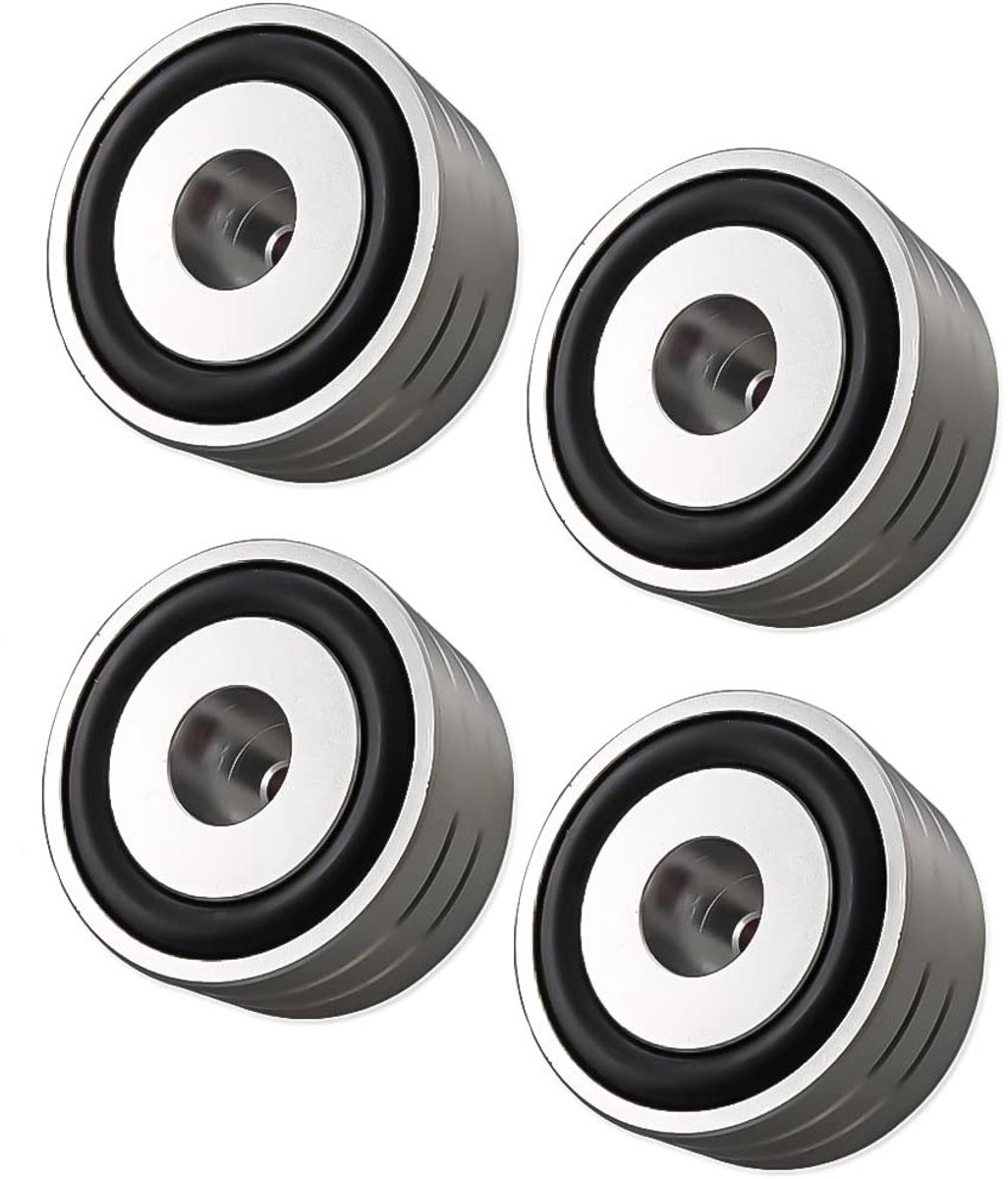 4 stuks aluminium luidspreker HiFi-absorbervoeten 40 mm × 20 mm