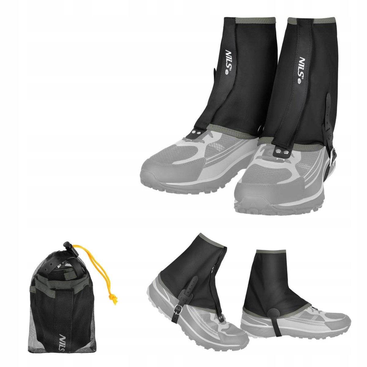 Nils Camp NC17113 Stuptuts Zwarte Trail Running Schoenen Beschermers