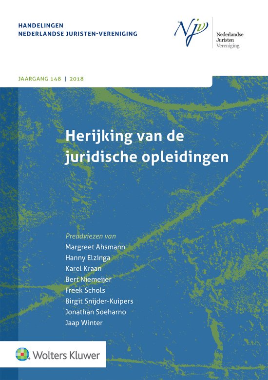 Herijking van de juridische opleidingen - cover