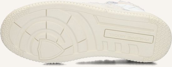 Philippe Model La Grande Mid Woman Sneakers - Leer - Dames - Wit - Maat 37