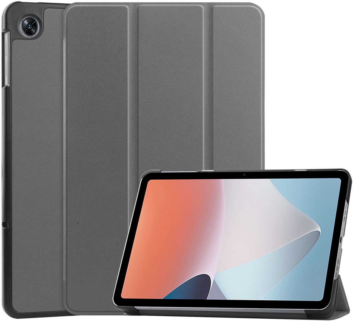 imoshion Tablet Hoes - Geschikt voor Oppo Pad Air - Trifold Bookcase - Grijs
