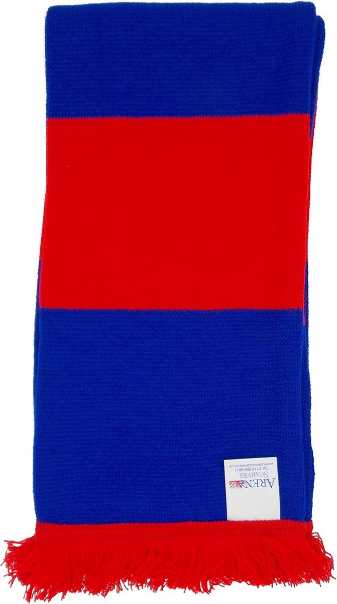 Traditionele Voetbal Sjaal Blauw Rood - Supporters Sjaal Fanartikel — afbeelding 3