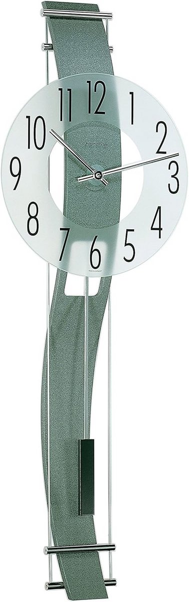 Houten Wandklok met Pendule en Quartz Uurwerk