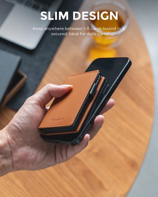 Polare Volnerf Lederen Snap Bifold Reizen Paspoort Houder Mannen Slim RFID Blokkeren Paspoort Portemonnee, B-bruin, Large, Rfid Blokkerende Portemonnee