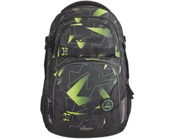 coocazoo Sac d'école Porter School Backpack Lime Flash Noir