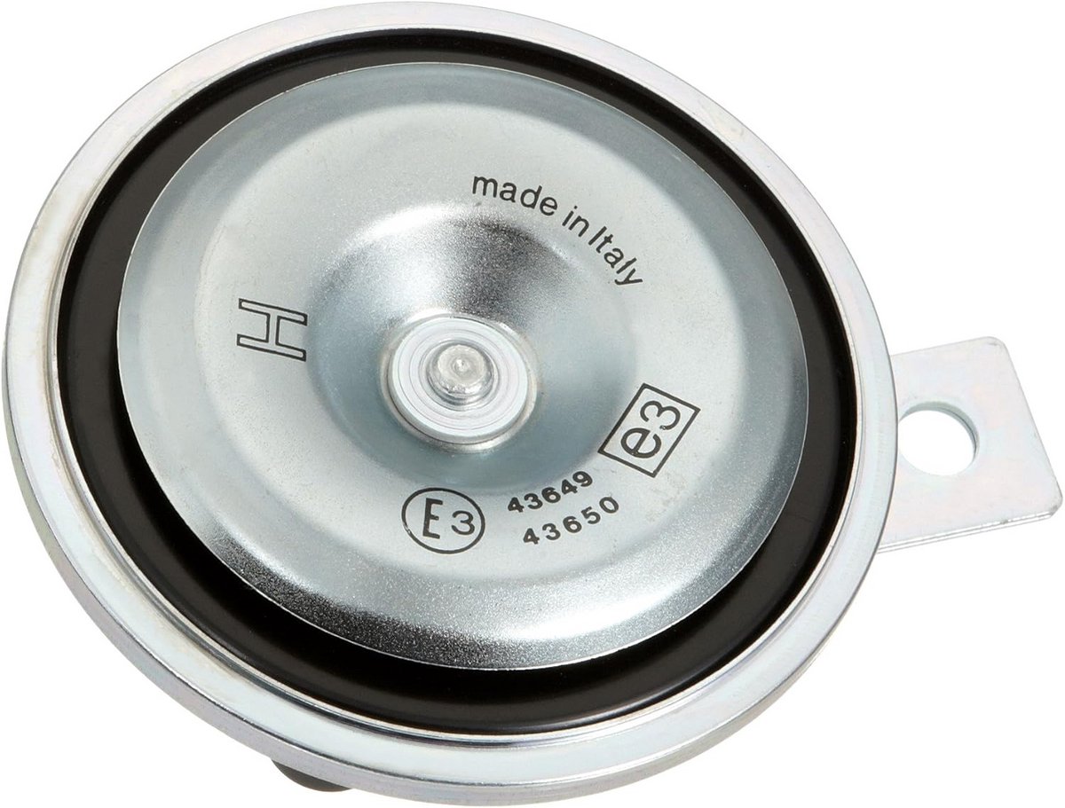 Universele Signaalhoorn 12V met E-keurmerk - Diameter 90 mm