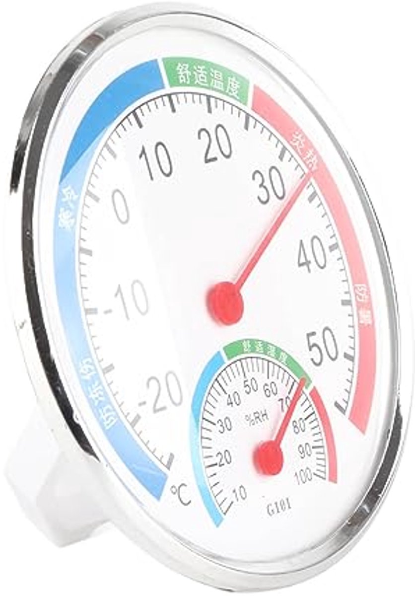 G101 Temperatuur Vochtigheid Vochtigheid Detector, Binnenthermometer Tester Binnenkamer Thermometer Vochtigheid Temperatuurmeter voor Wetenschappelijk Onderzoek