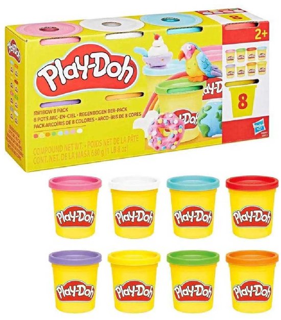 Play-Doh 8-pack - Regenboog