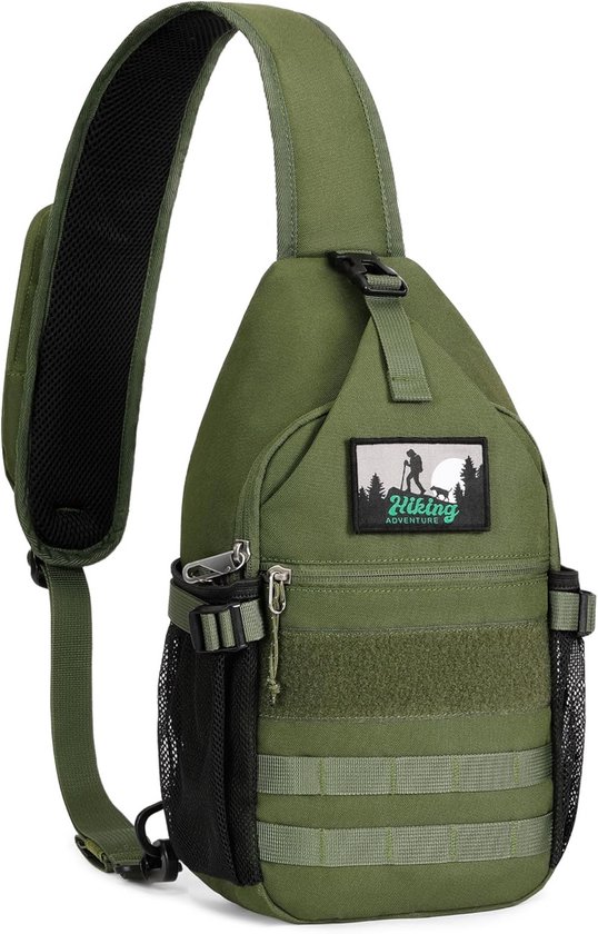 G-raphy Tactische Sling Rugzak MOLLE Schoudertas Eén Riem Dagrugzak G-raphy Tactische Sling Rugzak MOLLE Schoudertas Eén Riem Dagrugzak