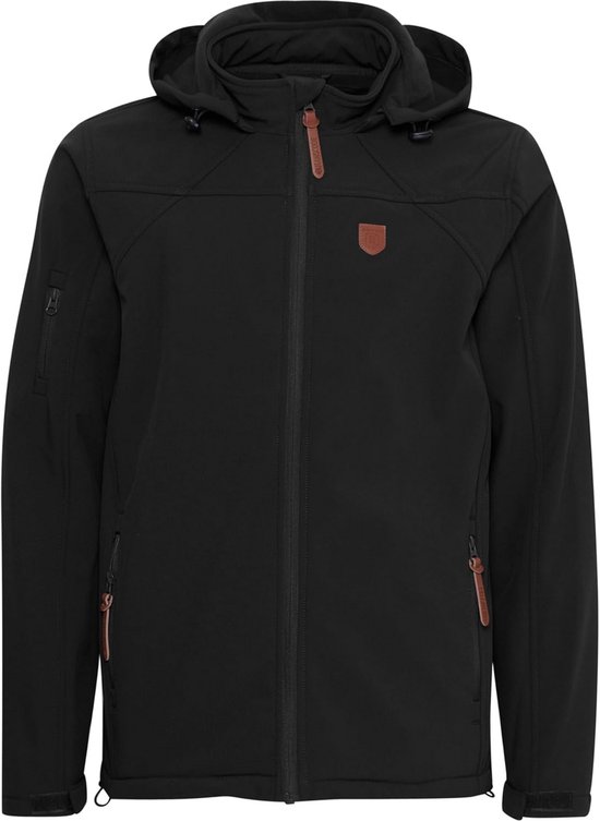 Little Donkey Andy Softshelljas voor heren, waterdicht, winddicht, ademend, warm fleece, overgangsjas, outdoorjas met capuchon, XXL