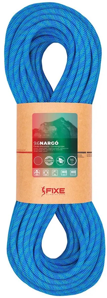 Fixe Climbing Gear Nargó 9.6 Mm Touw Blauw 60 m