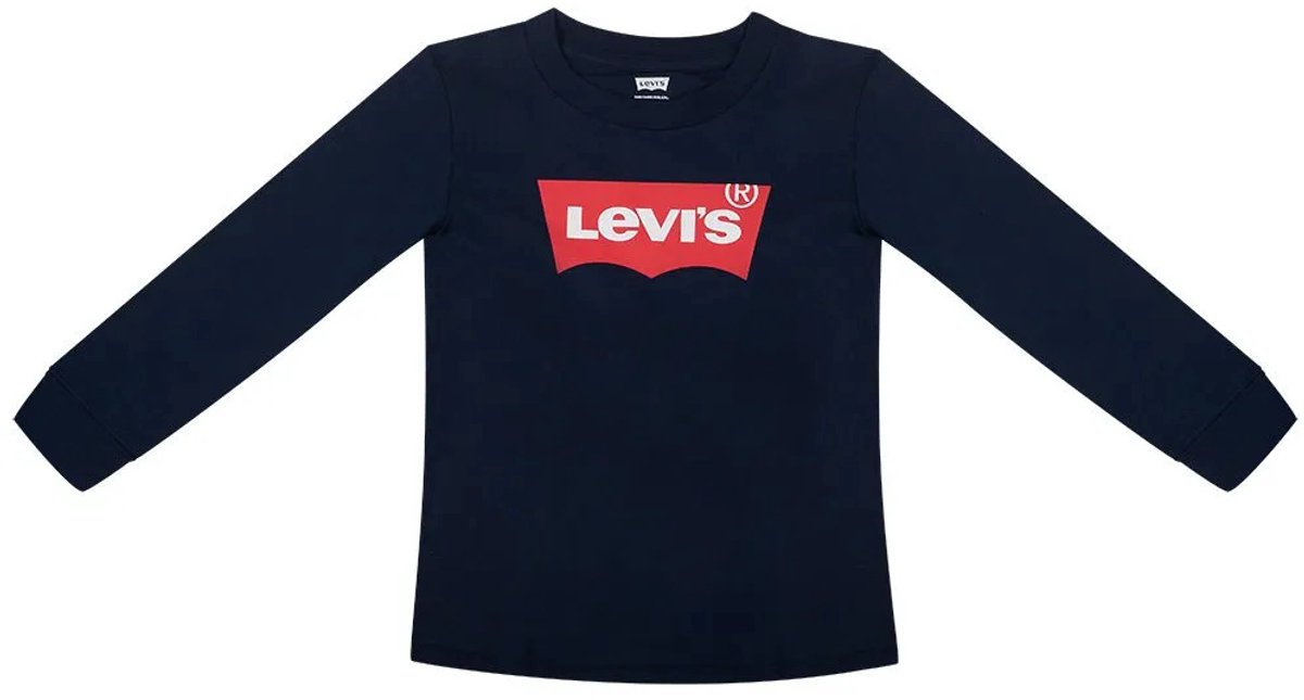Levi´s ® Kids Batwing T-shirt Met Lange Mouwen 3 Months Kinderen Jurkje Blues