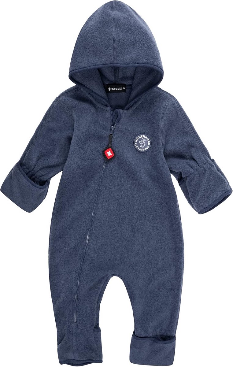 Warme Fleece Jumpsuit met Capuchon voor Baby en Peuter - Winter & Herfst Romper