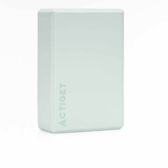 Actiget® Yoga Blok - Yoga Cube - Pilates Blok - Balans - Rekoefeningen - EVA-schuim - Mintgroen - 7,5 X 23 X 15 Cm van Merkloos — afbeelding 3